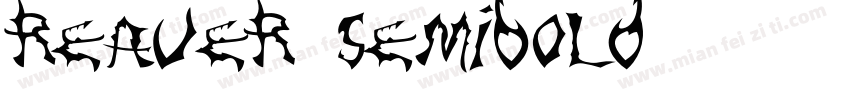 Reaver SemiBold字体转换